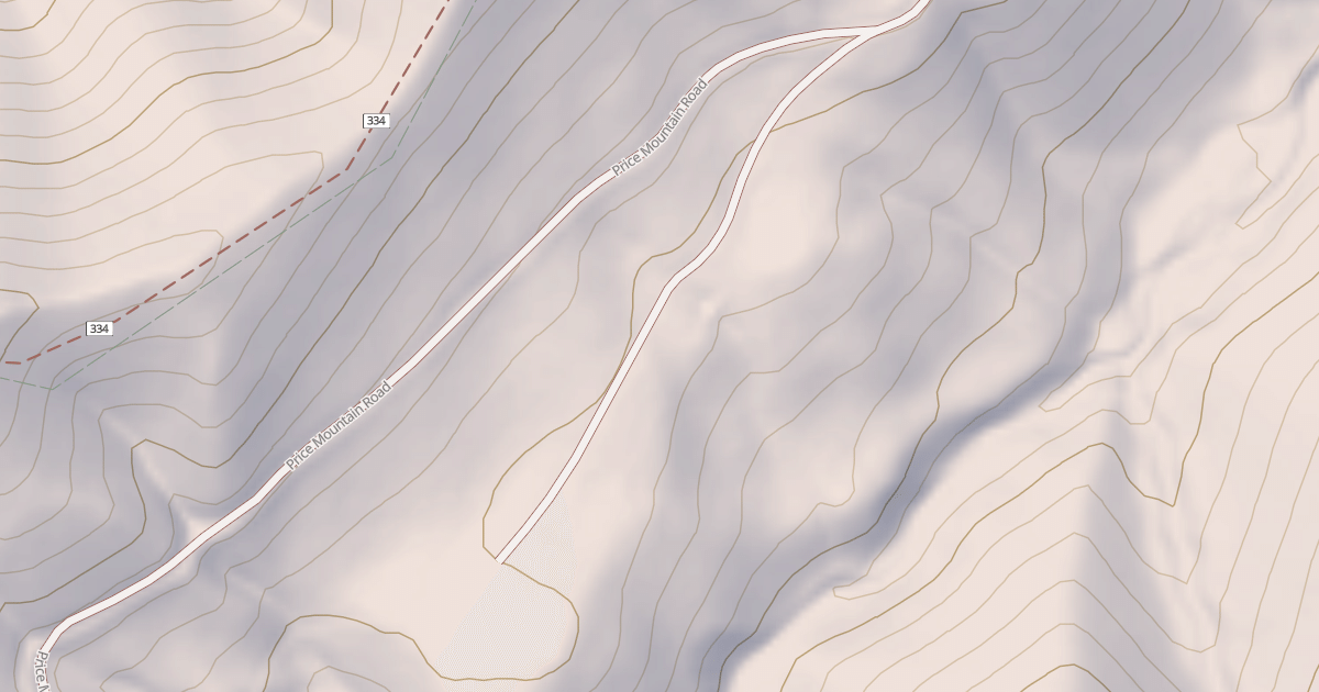 Map preview of PRICE TRAIL HEAD