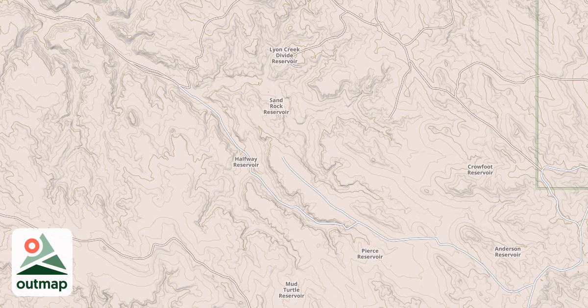 Map of LYON CREEK