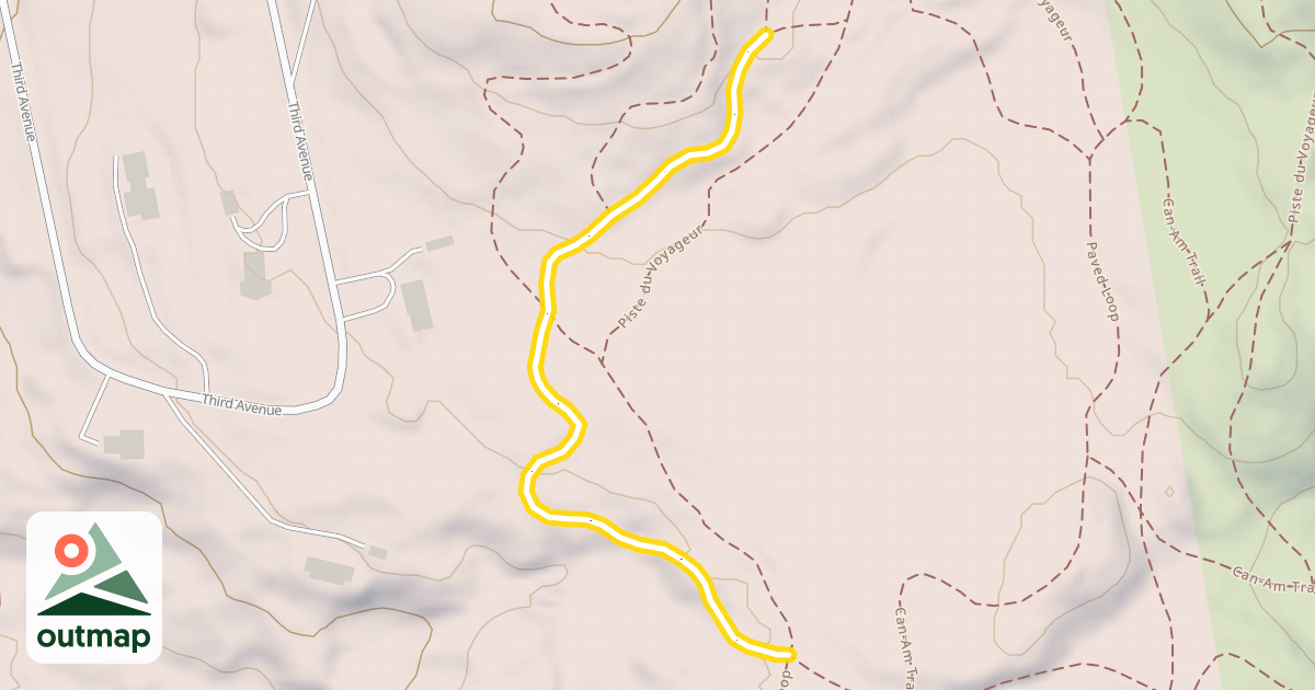 Map of Paved Loop