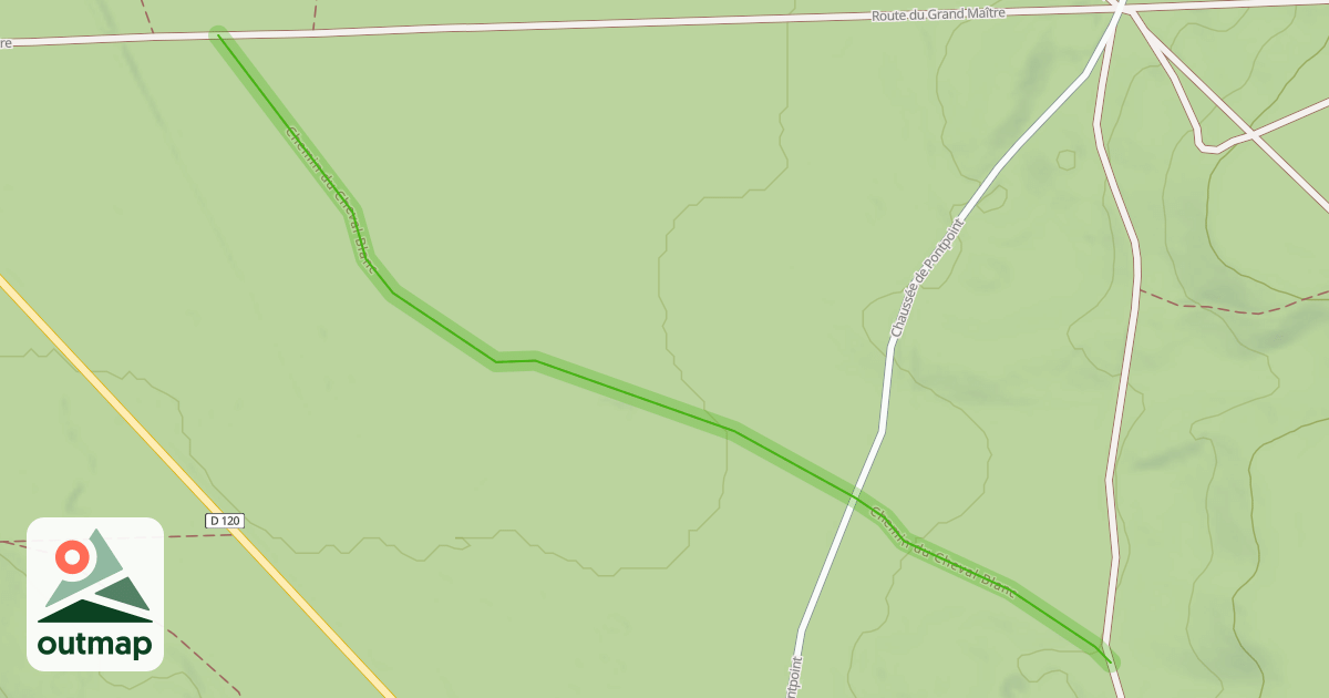 Map of Chemin du Cheval Blanc