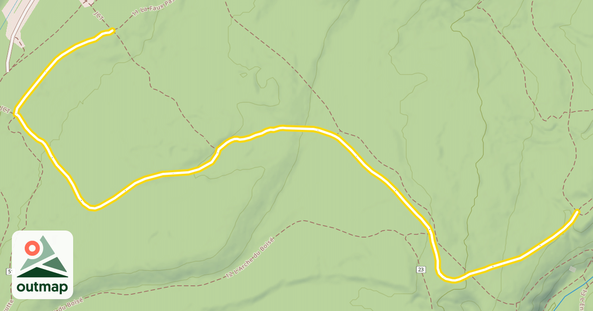 Map of 11 La Faux Pas