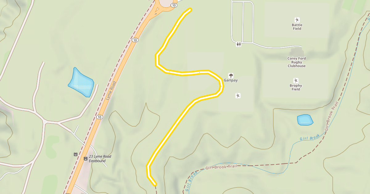 Map preview of Garipay Green Loop