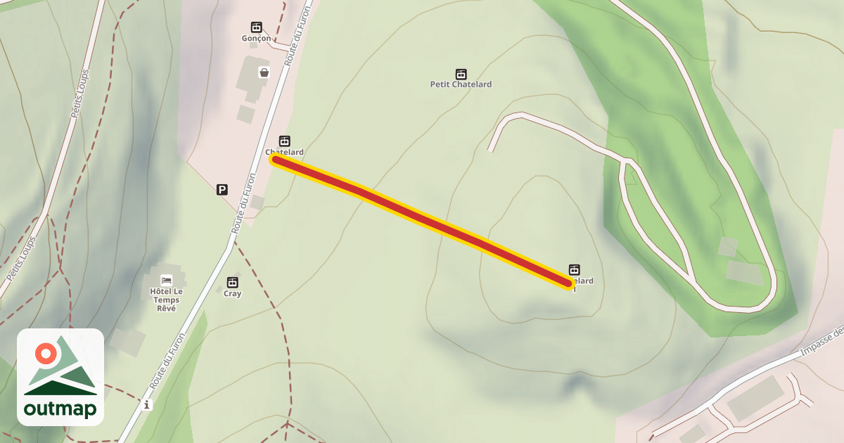 Map of Chatelard 2