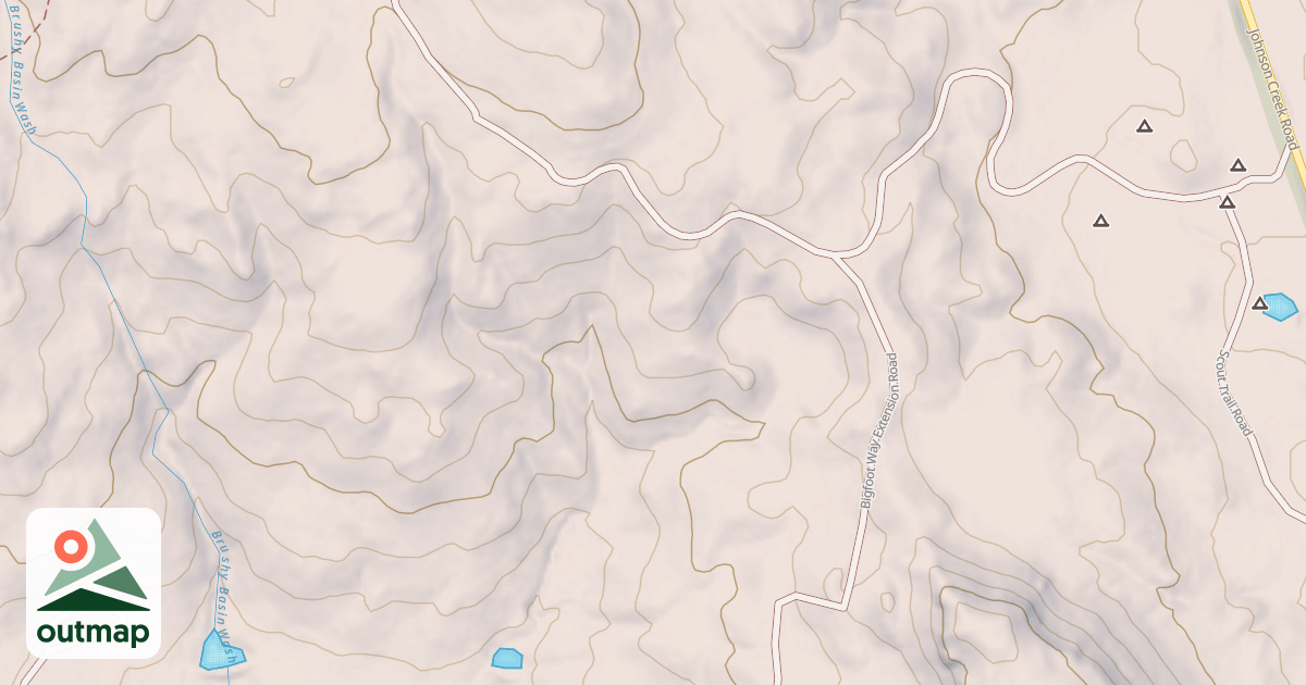 Map of BIGFOOT WAY EXT