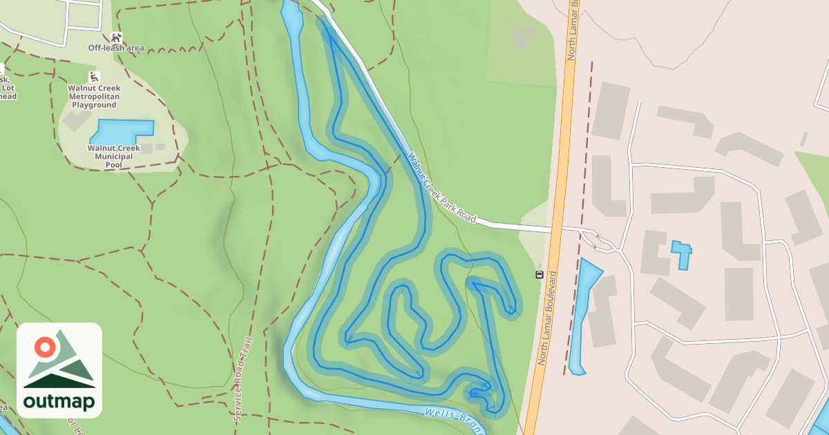 Map of Windy Loop Trail