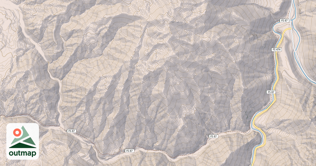 Map of Fitsum Creek