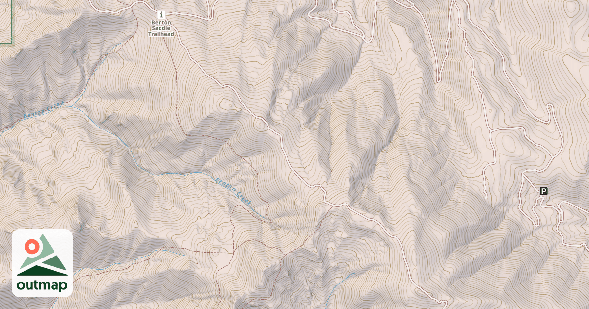 Map of Sturgill Ridge