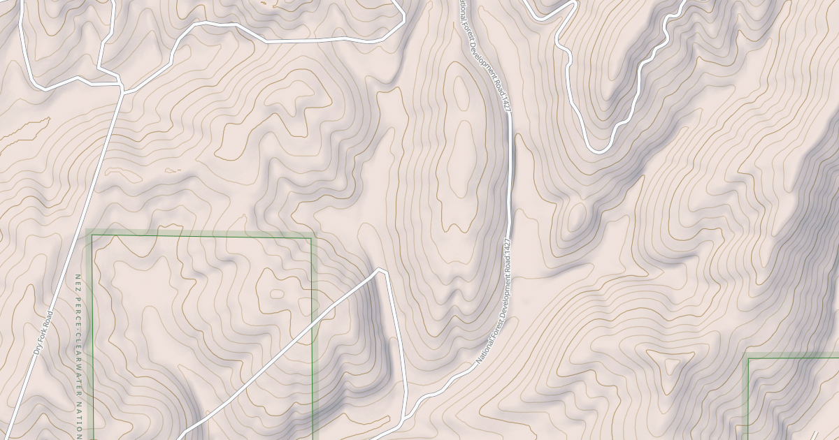 Map preview of PALOUSE OHV - EXCAVATION GULCH