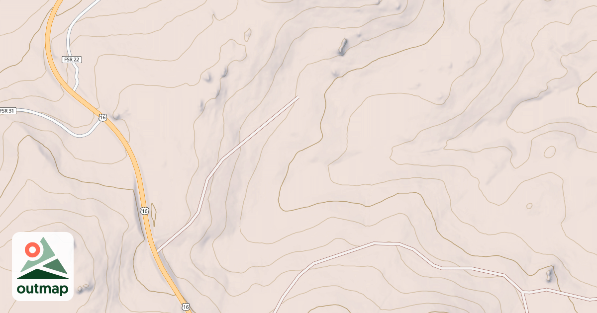 Map of USFS Motor Vehicle Use Map Trails 1861