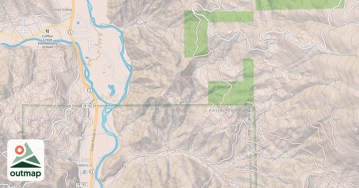 Map of COPPER CREEK
