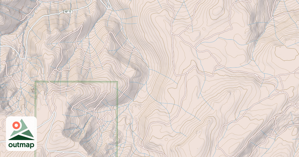 Map of BONTA CREEK