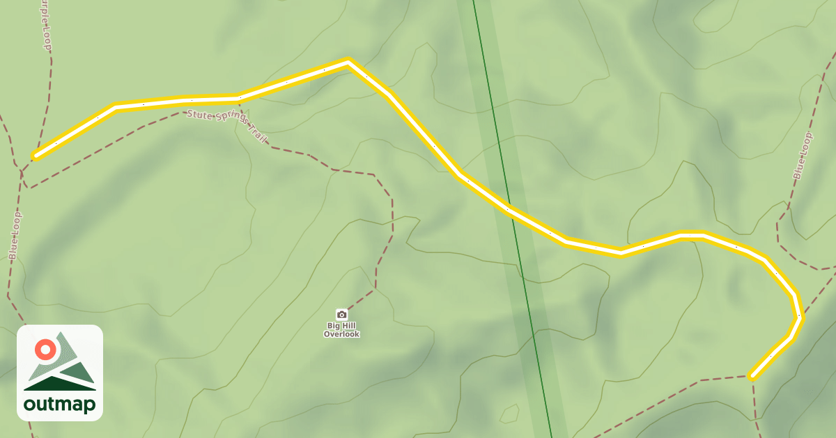 Map of Blue Loop