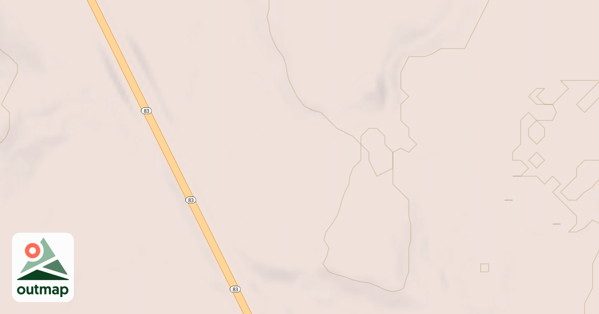 Map of NORTH PONY CREEK