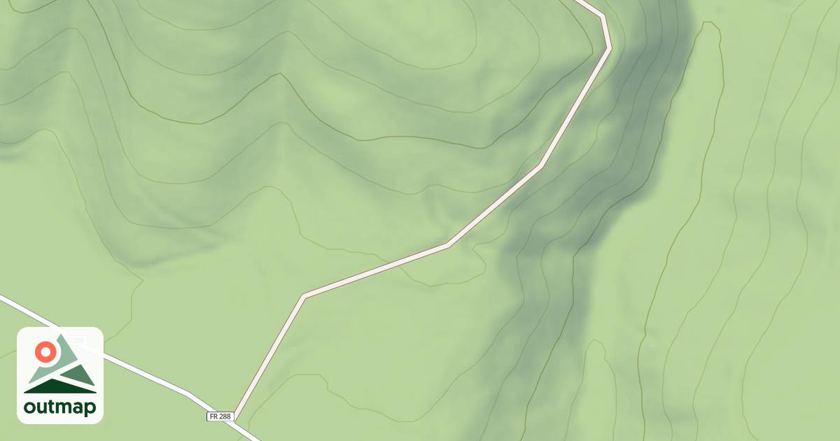 Map of MEADOW MOUNTAIN