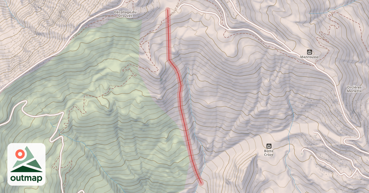 Map of Les Portettes