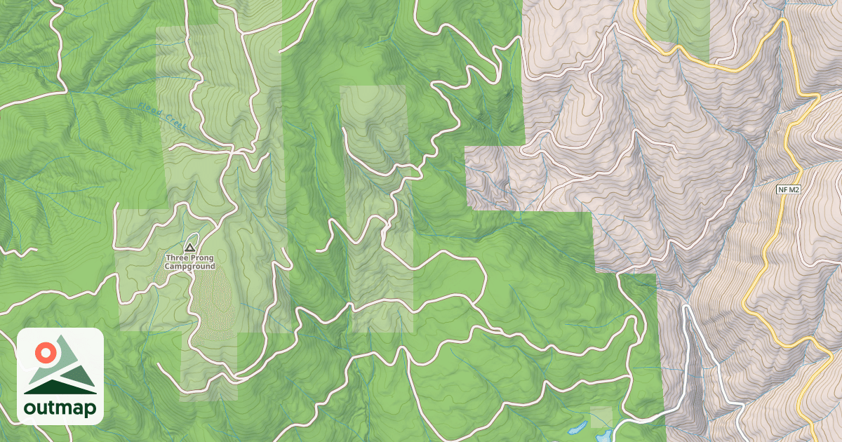 Map of BALL MOUNTAIN