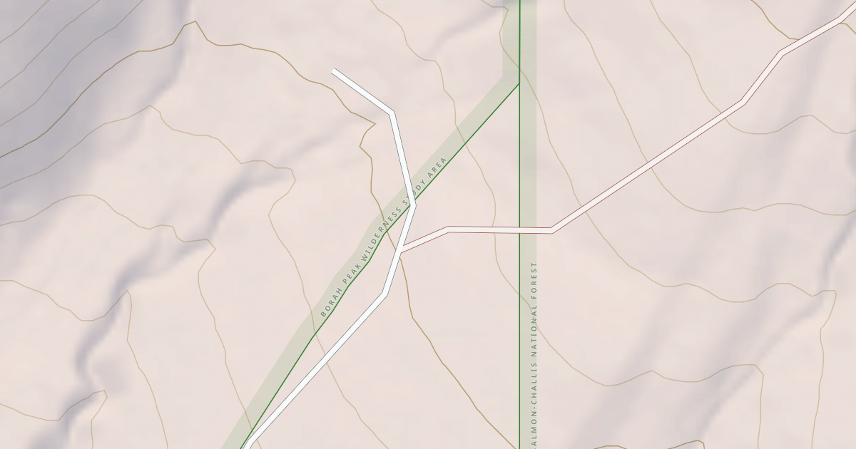 Map preview of BLM National GTLF Public Motorized Roads 10322079-5202-4dca-be61-7984503fe075