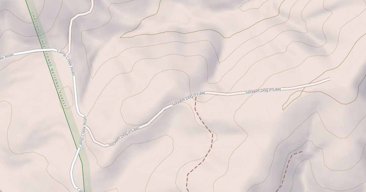 Map preview of SOCKEM DOG