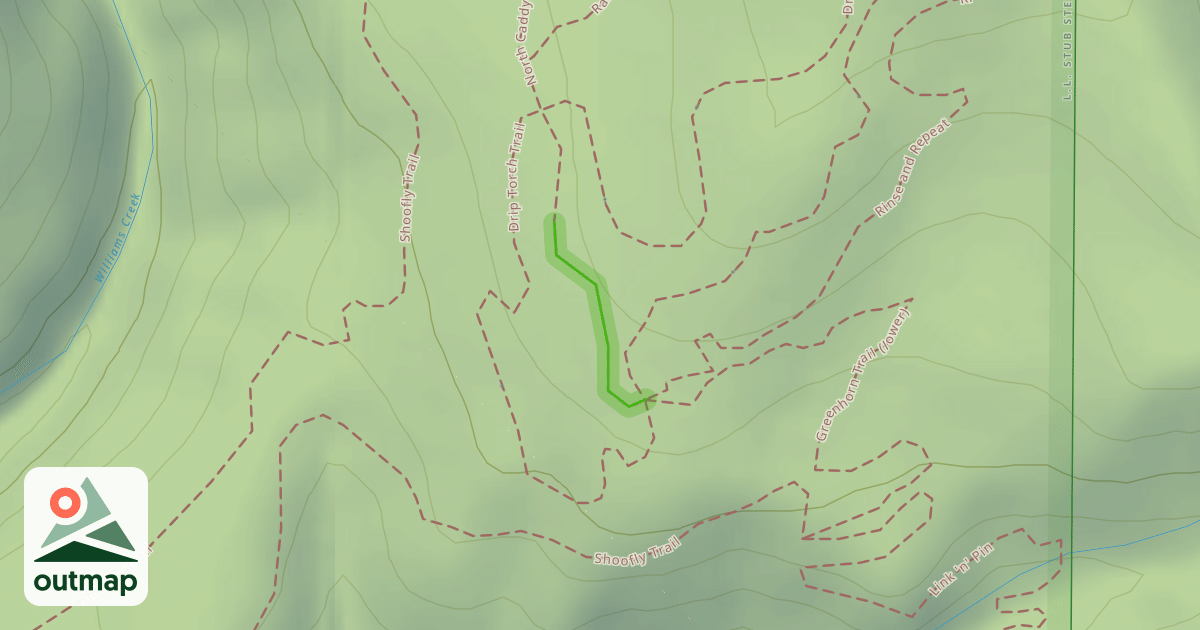 Map of North Caddywhomper Way