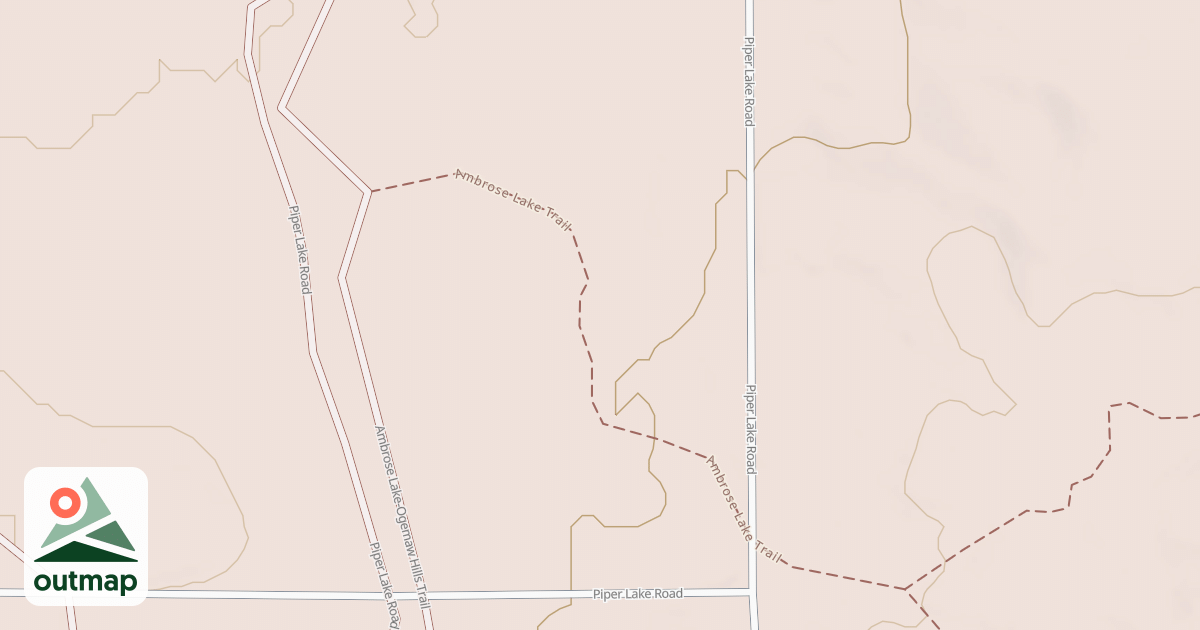 Map of Ambrose Lake Trail