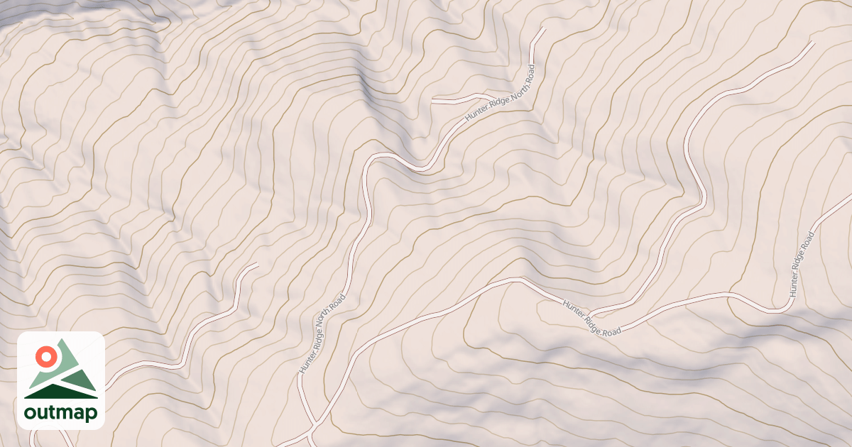 Map of HUNTER RIDGE NORTH