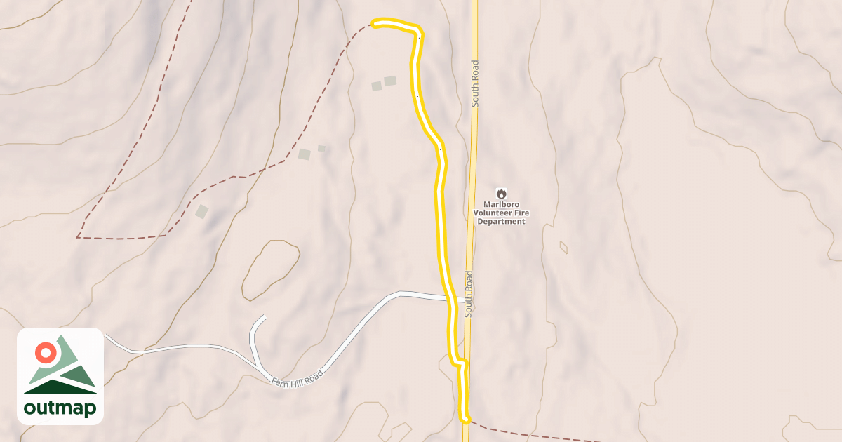 Map of South Pond Loop