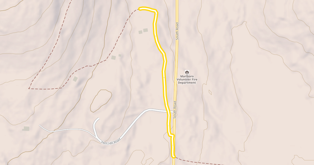 Map preview of South Pond Loop