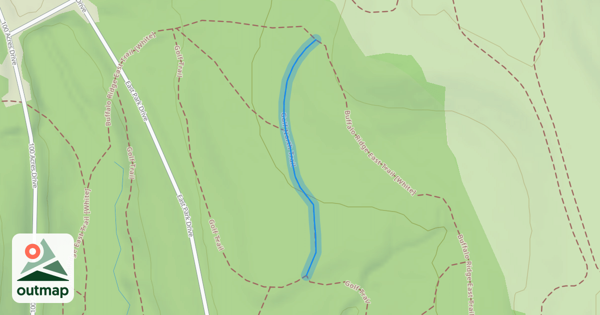 Map of Golf North Trail