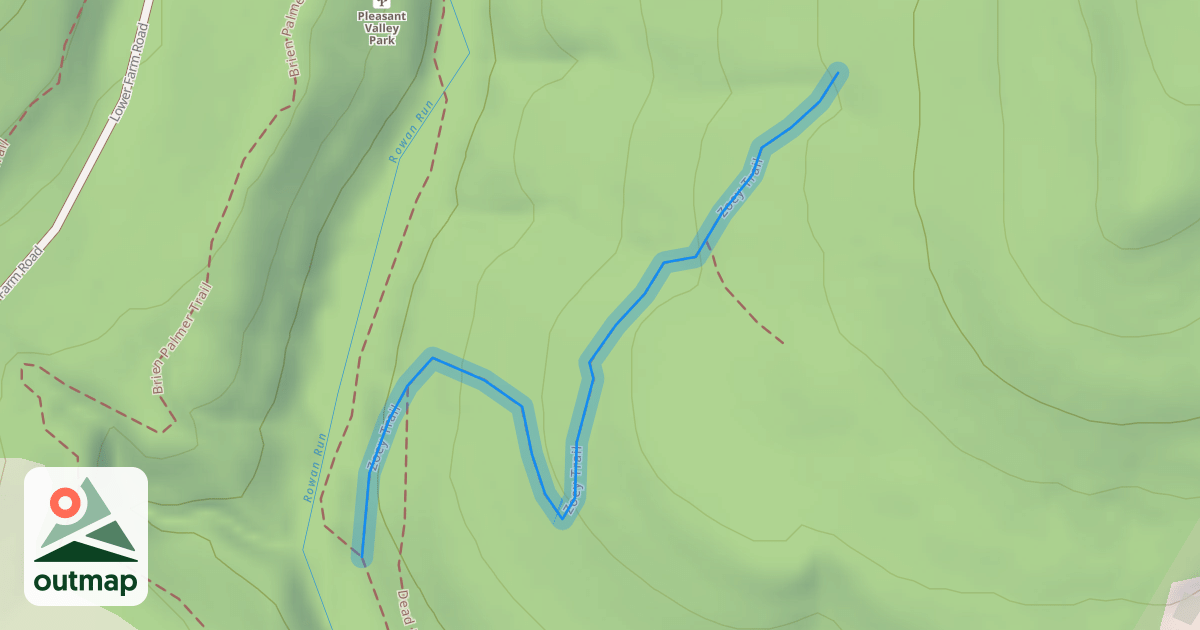Map of Zoey Trail
