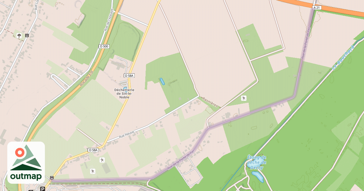 Map of Rue de la Porte de Fer