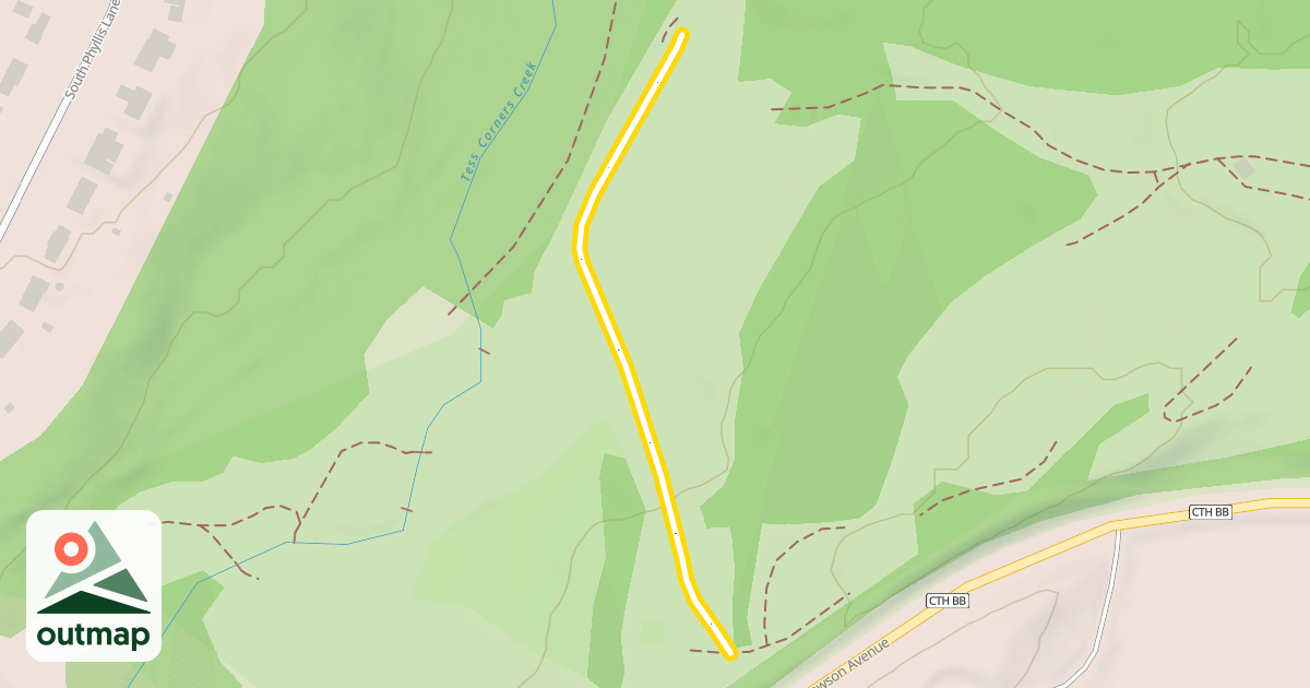 Map of Red Trail