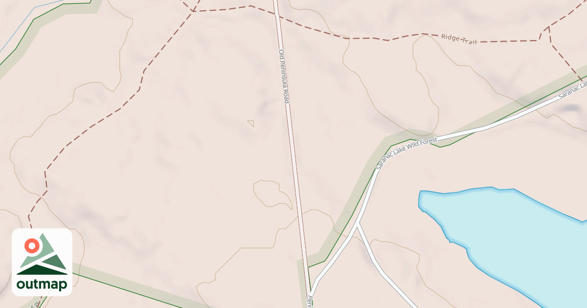 Map of Peninsula Road
