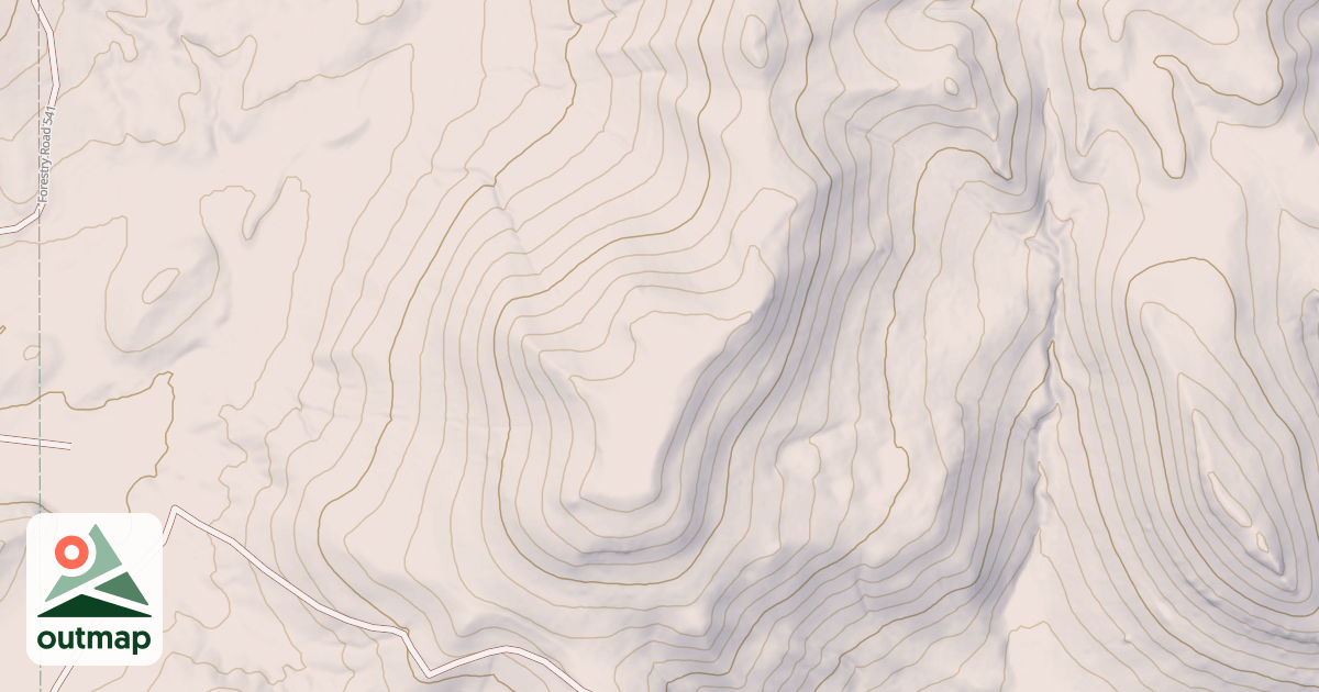 Map of USFS Motor Vehicle Use Map Trails 1449