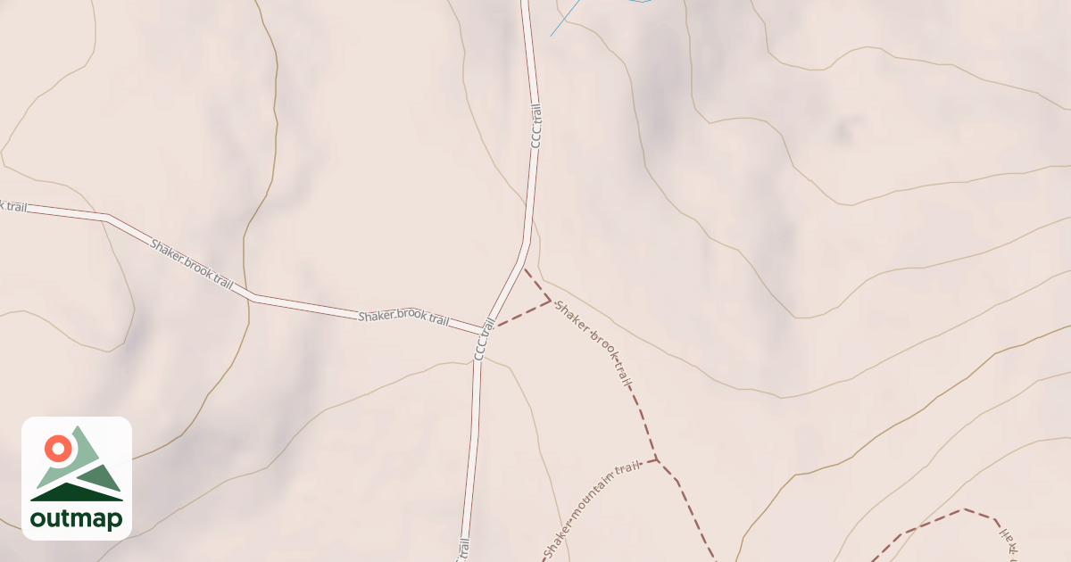 Map of Shaker Trail