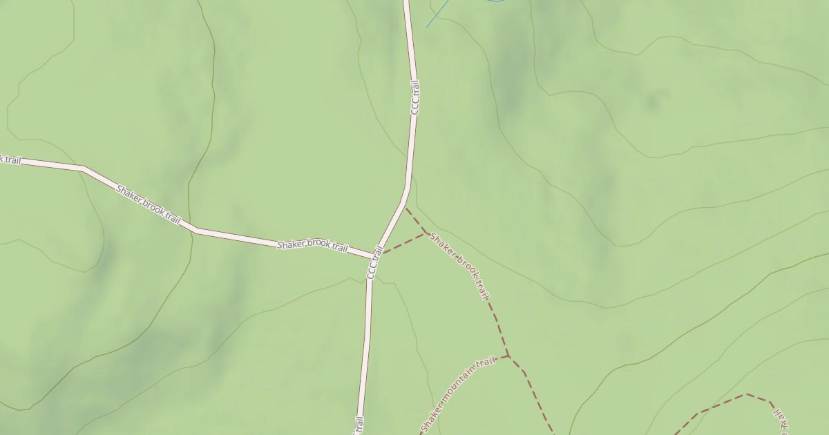 Map preview of Shaker Trail
