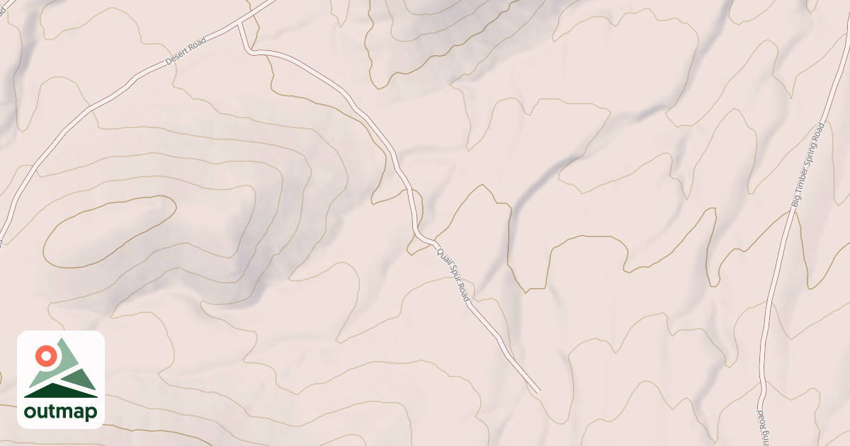 Map of QUAIL SPUR ROAD
