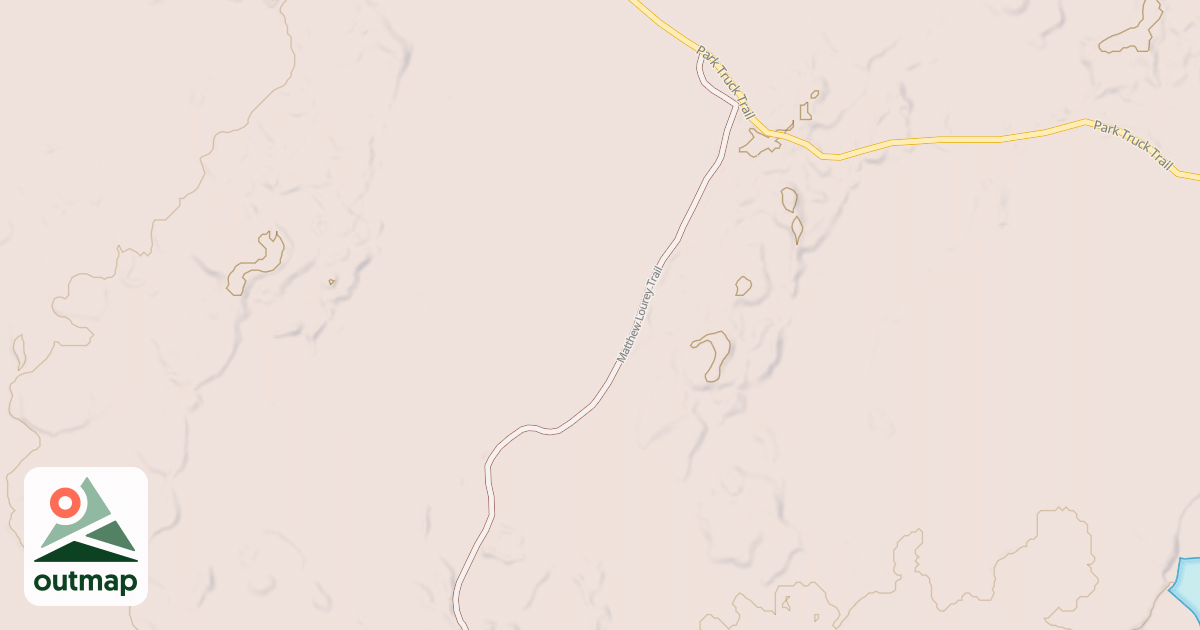 Map of Matthew Lourey State Trail