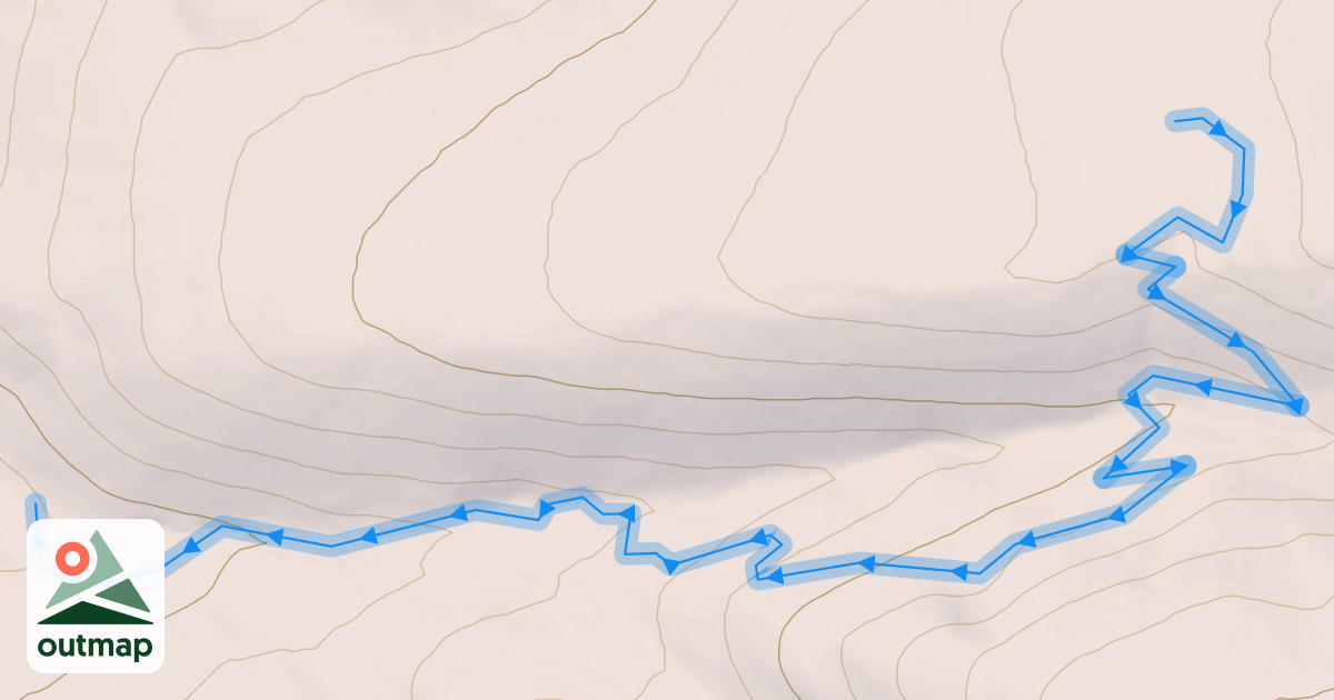 Map of Cow Tummy Trail
