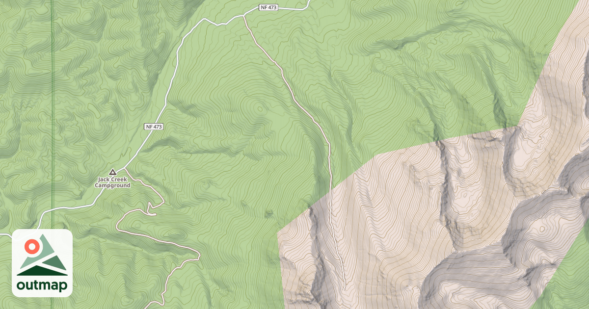 Map of CHICKEN CREEK ROUTE