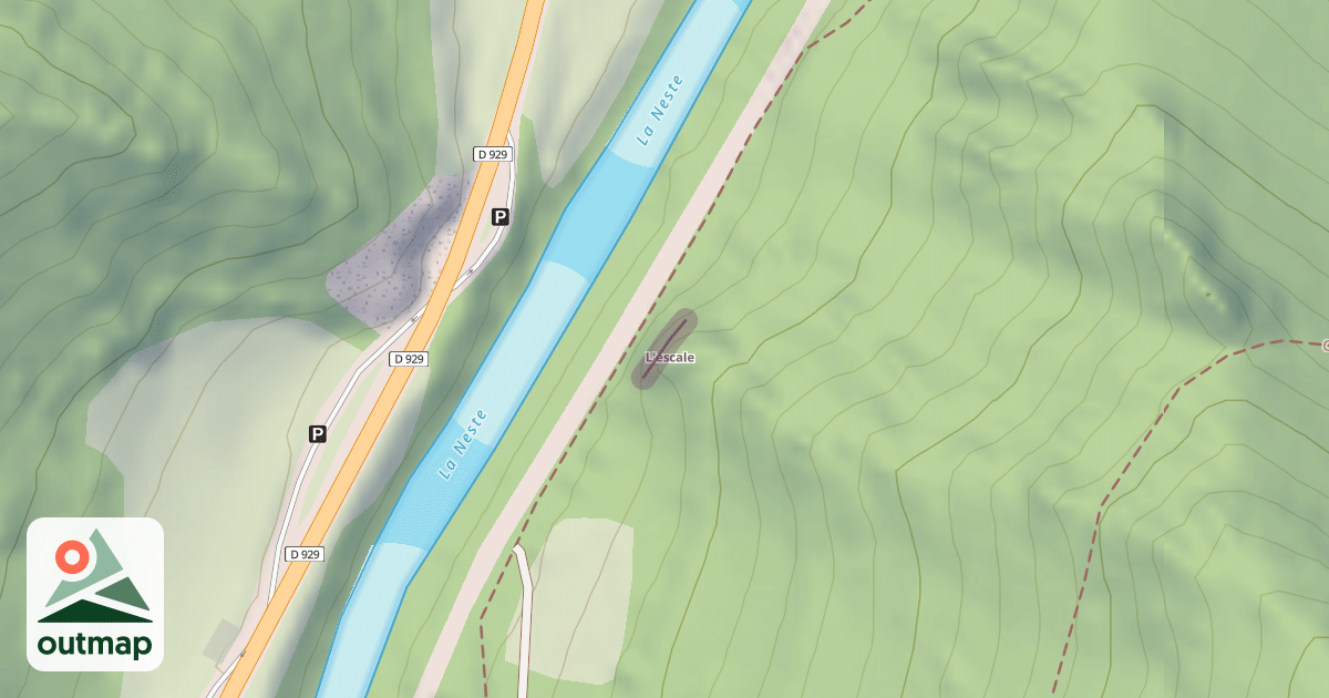 Map of L'escale