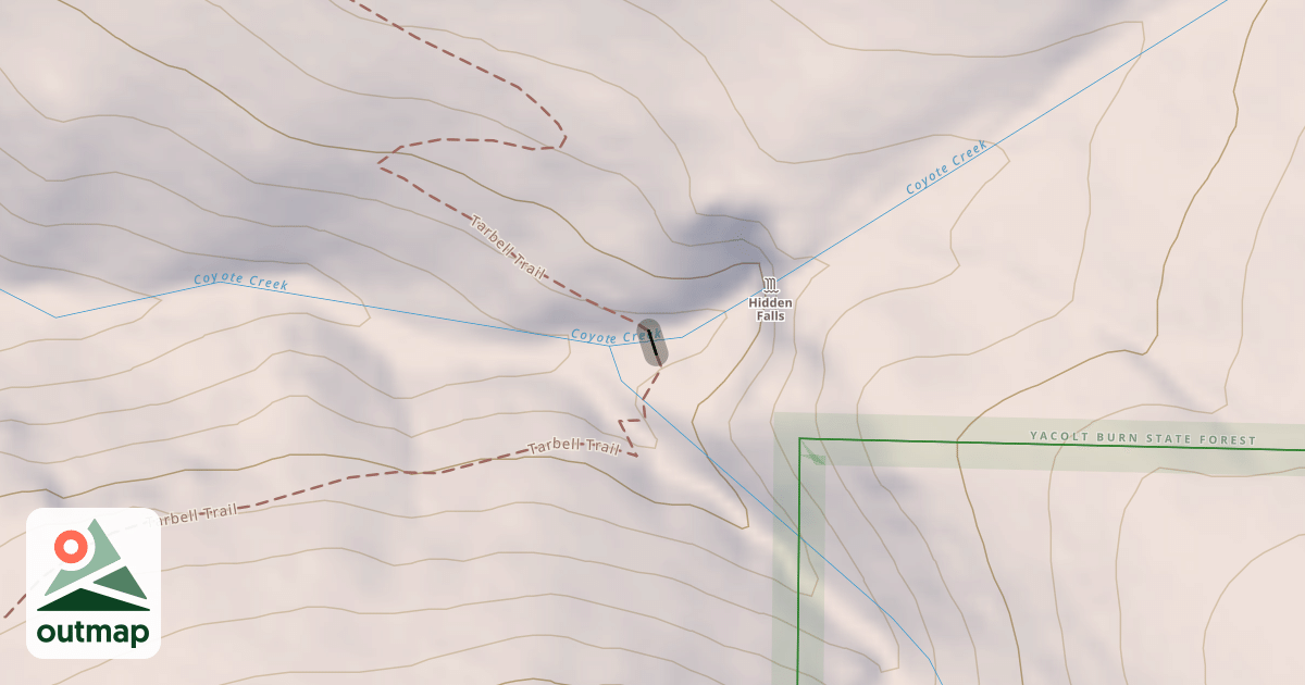 Map of Tarbell Trail