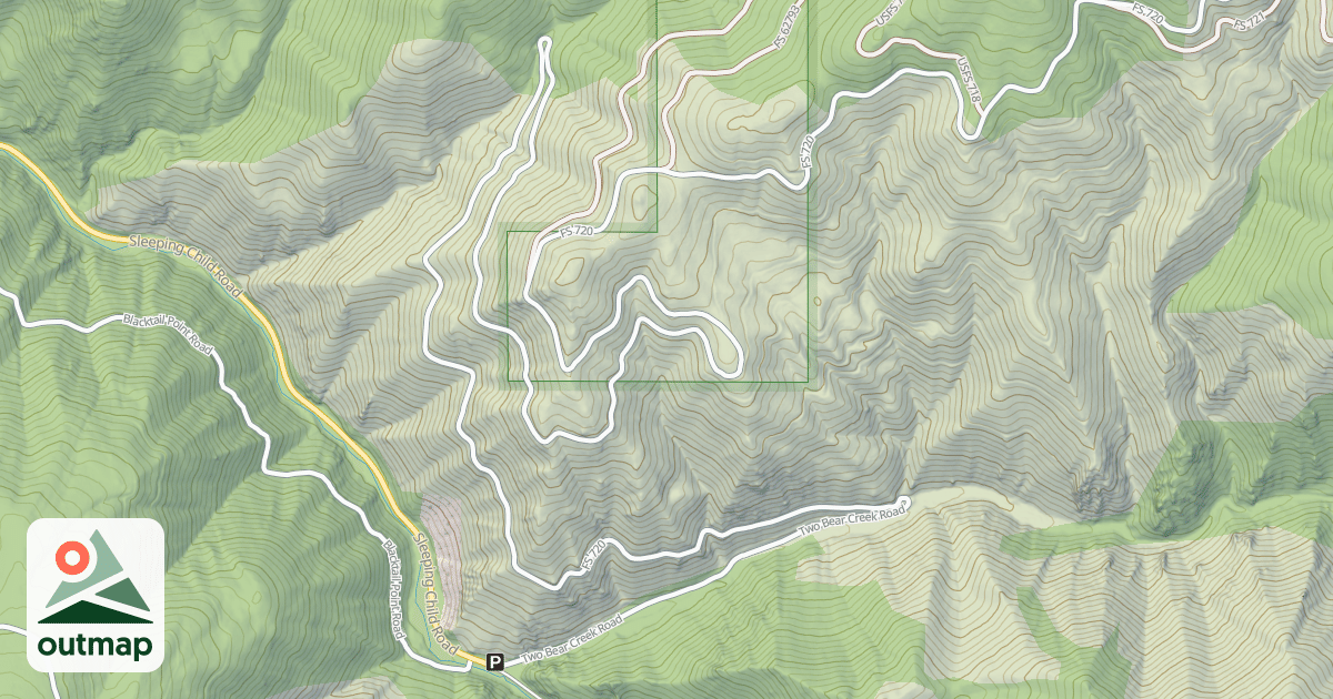 Map of (FDR) TWO BEAR