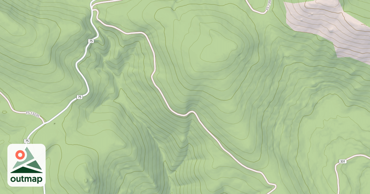 Map of (FDR) MARTIN CREEK