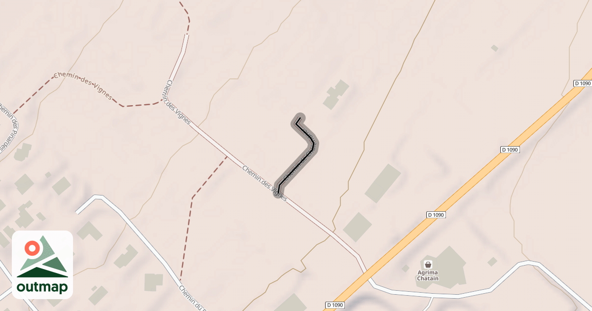 Map of Chemin de Chalendrier