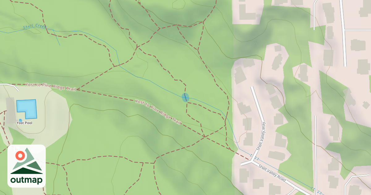 Map of Highline Trail
