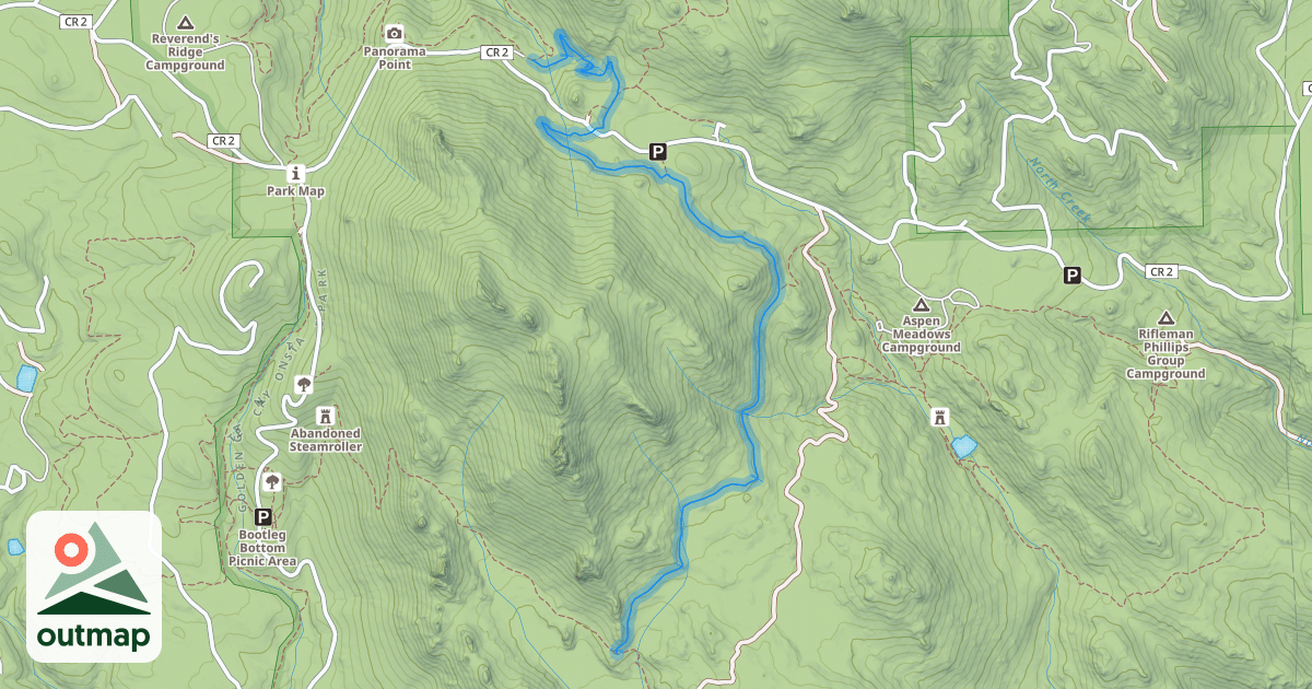 Map of Mule Deer Trail