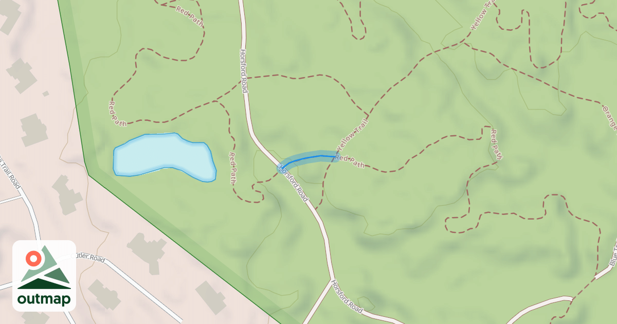 Map of Red Path