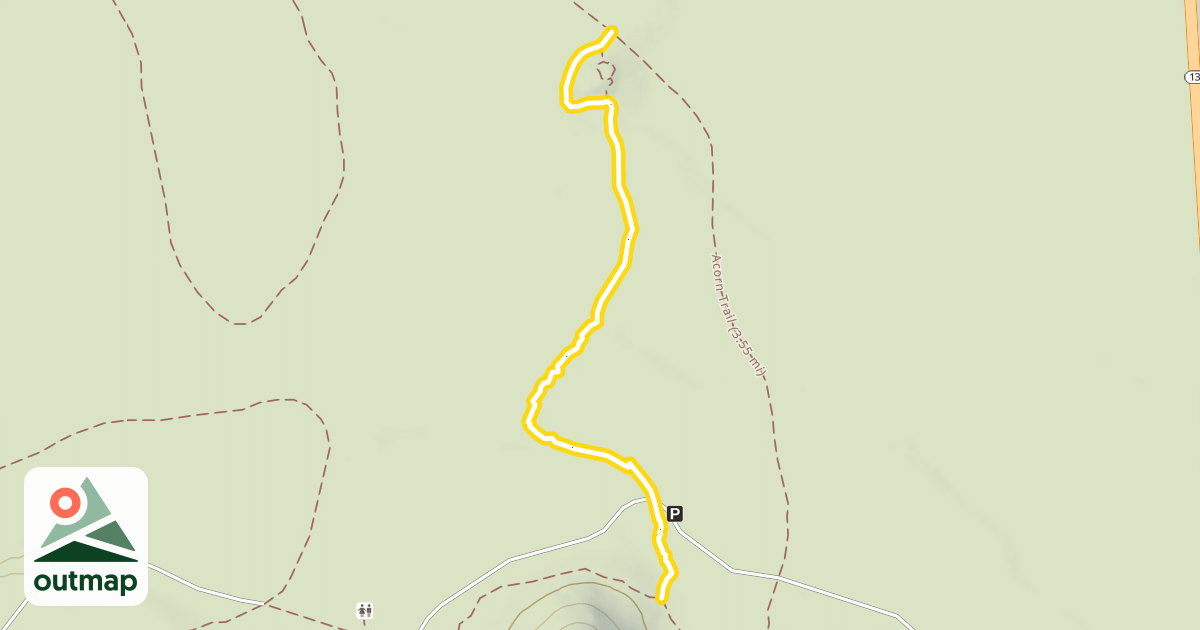 Map of Chickadee Rock Nature Trail (0.34 mi)