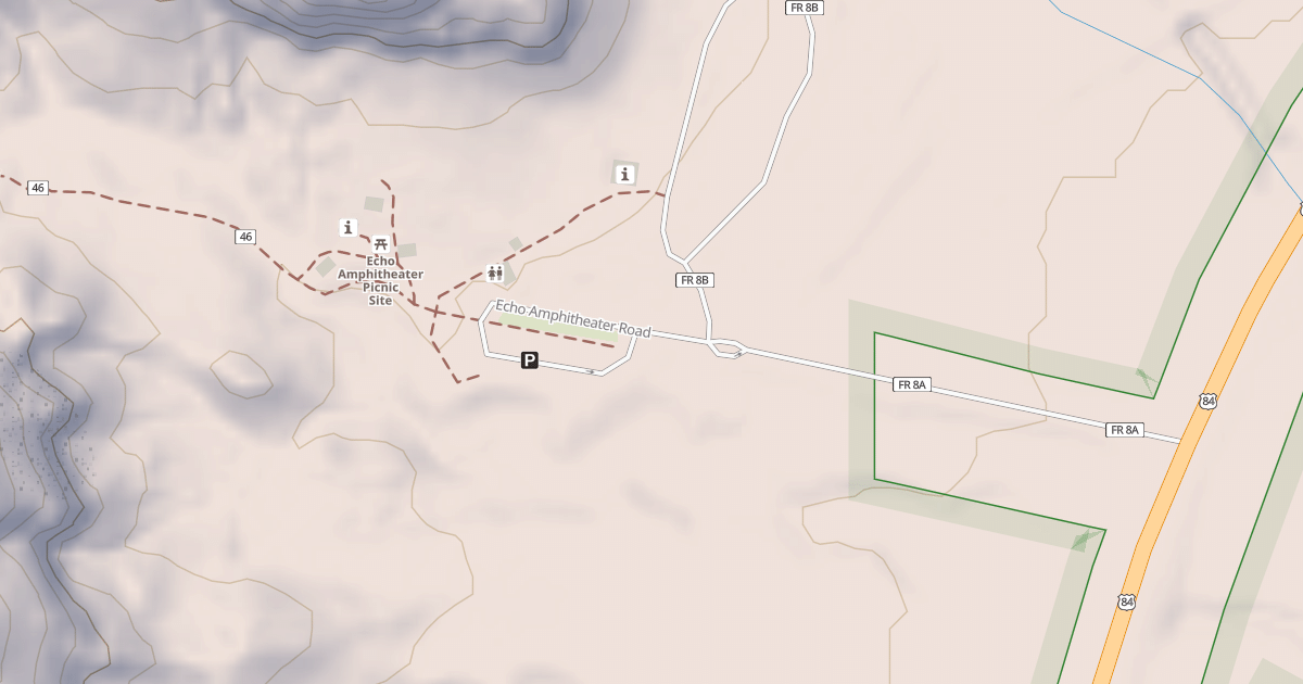 Map preview of ECHO AMP. ROAD