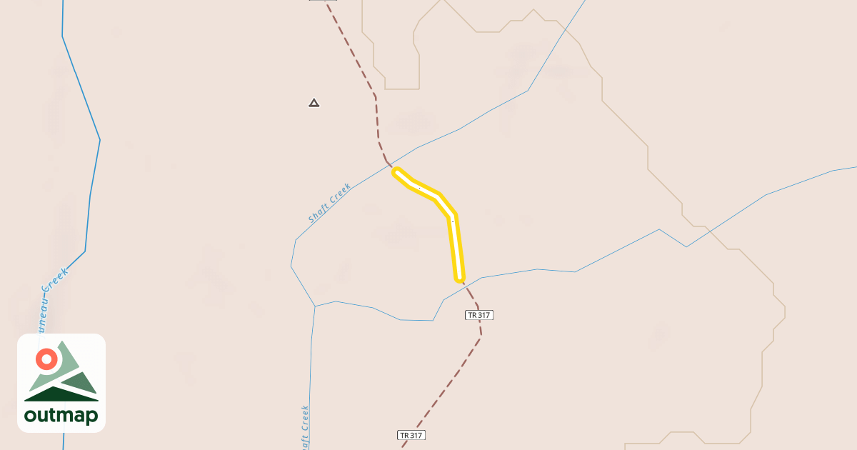 Map of Resurrection Pass Trail